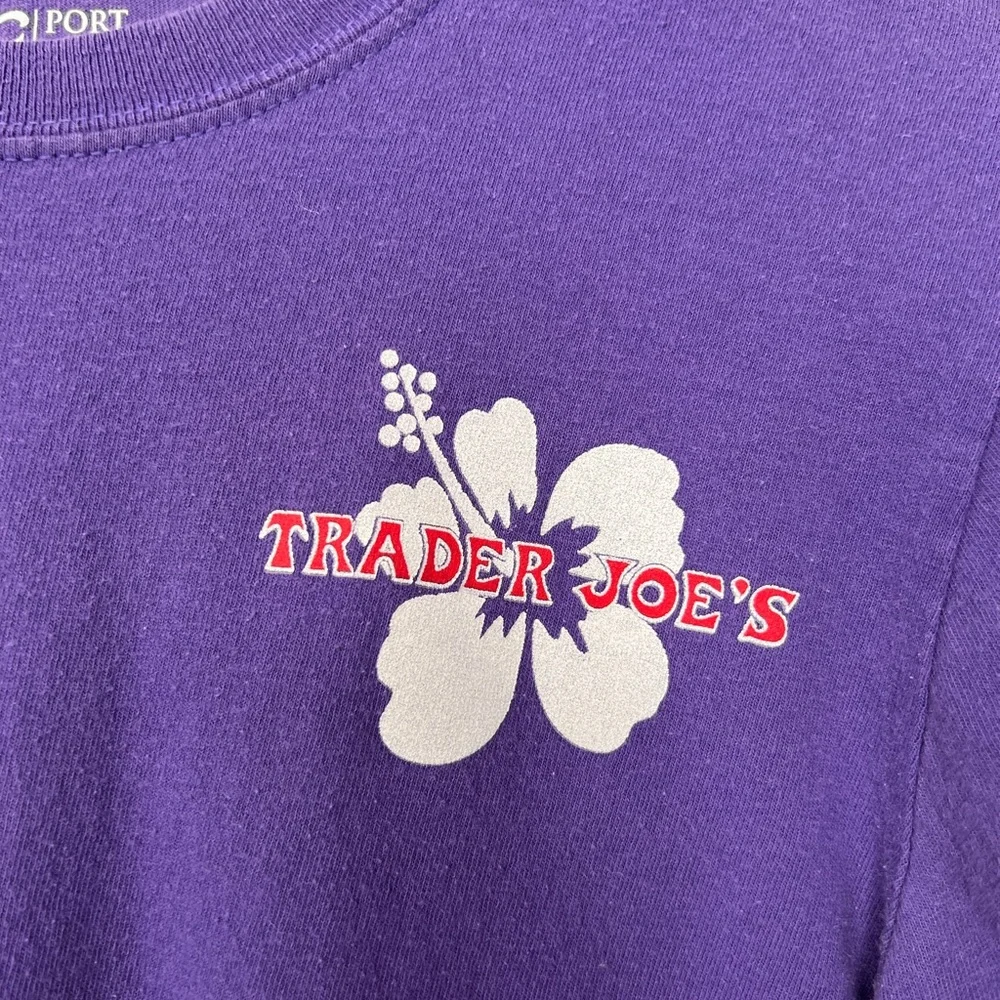 Trader Joe’s Long Sleeve Crew Shirt in Purple - Picture 5 of 8
